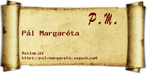 Pál Margaréta névjegykártya